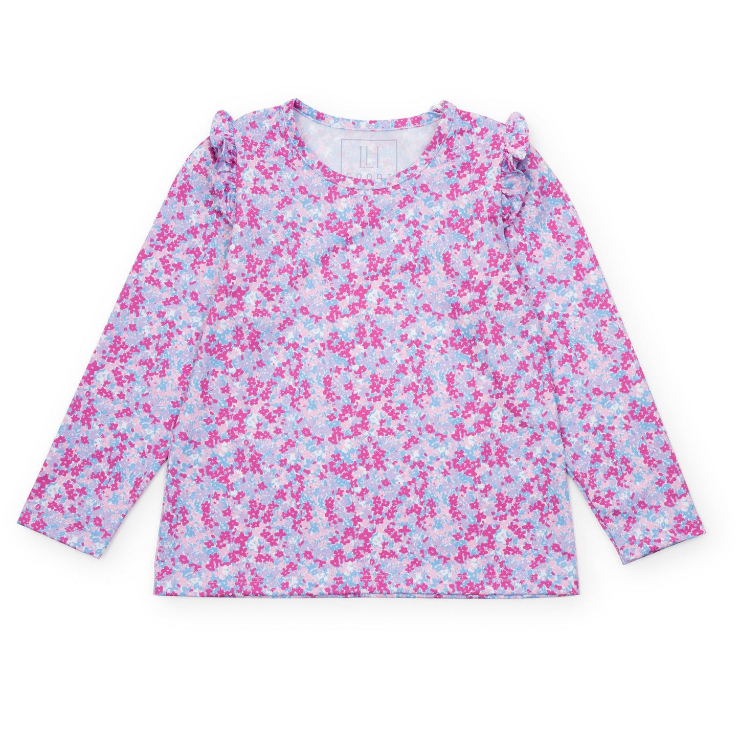 Mia Longsleeve Performance Top - Preppy Petals