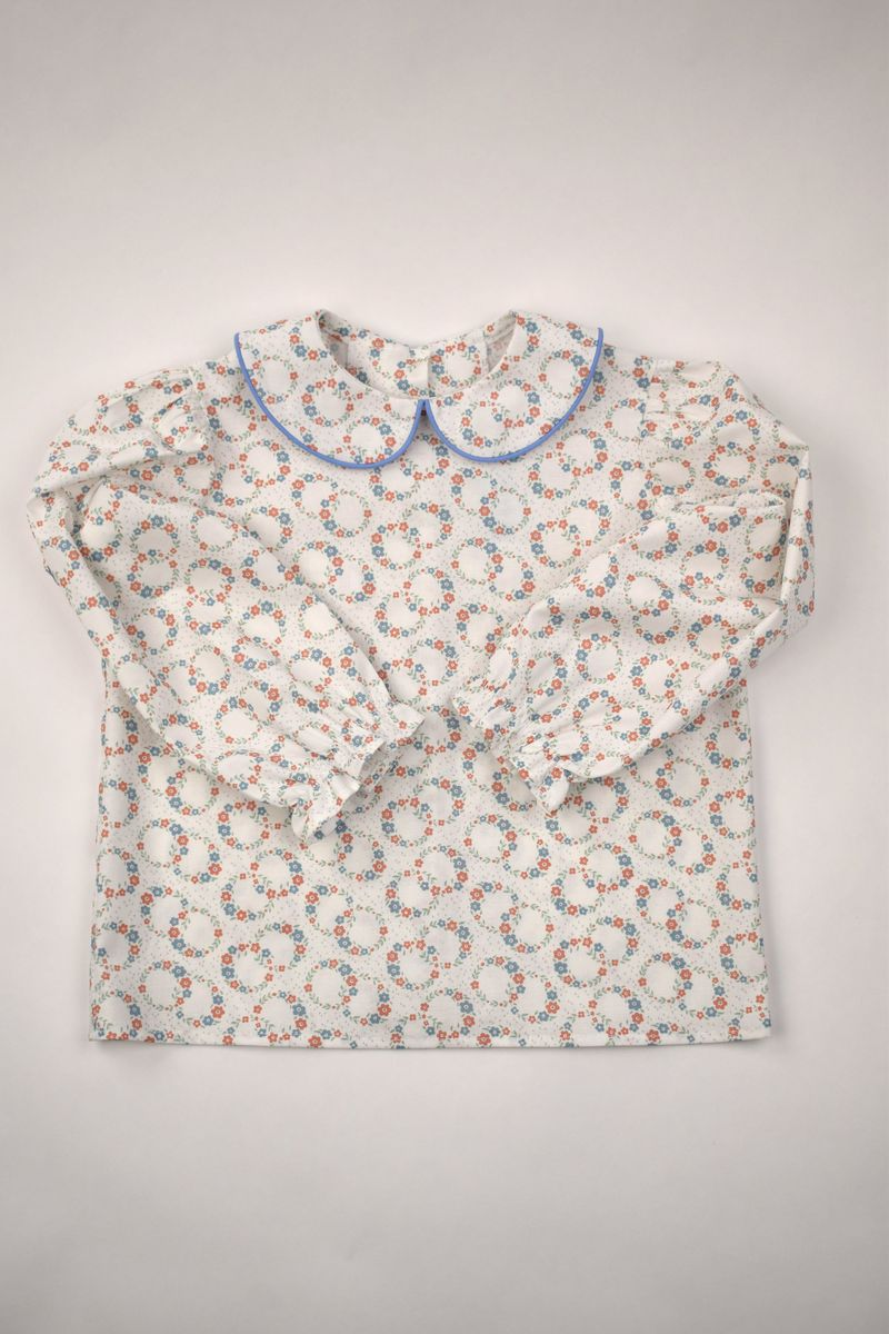Wreath Floral Blouse  79301