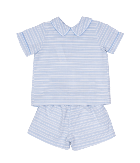 Blue with White Stripes John Set