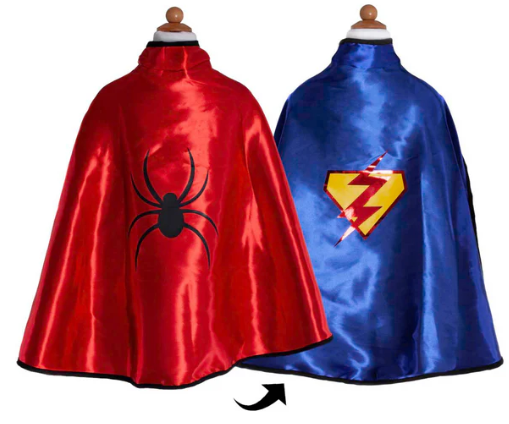 Reversible Adventure Cape & Mask 5-6