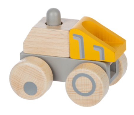 Wood Squeaky Dump Truck