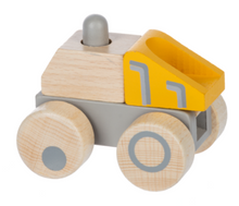 Load image into Gallery viewer, Wood Squeaky Dump Truck
