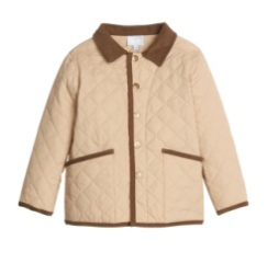 Classic Quilted Jacket - Khaki