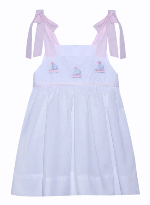 Mary Lee Dress Sailboats BS817-D