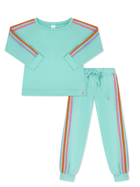 Savannah Jogger Set - Totally Turquoise
