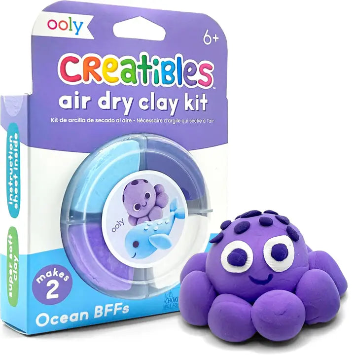 Creatibles DIY Air Dry Clay Kit - Ocean BFFs