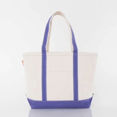Medium Canvas Tote - Violet