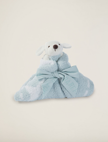 CozyChic® Dream Buddie - Puppy w/Aqua Ice + White Stars Blanket