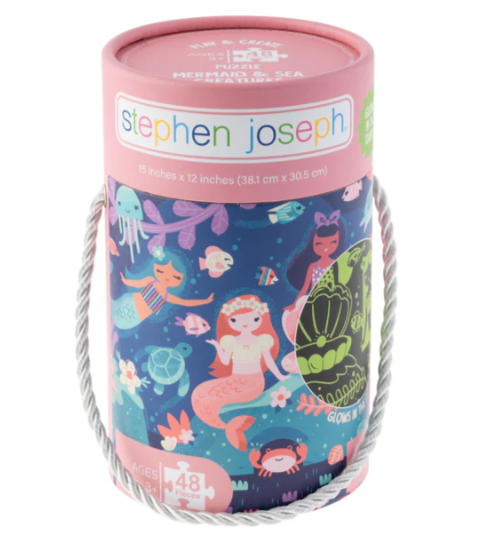 GLOW IN THE DARK PUZZLE MERMAIDS