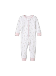 Once Upon a Time Footie -  Springtime Waddle w/ Pink Check Cuffs