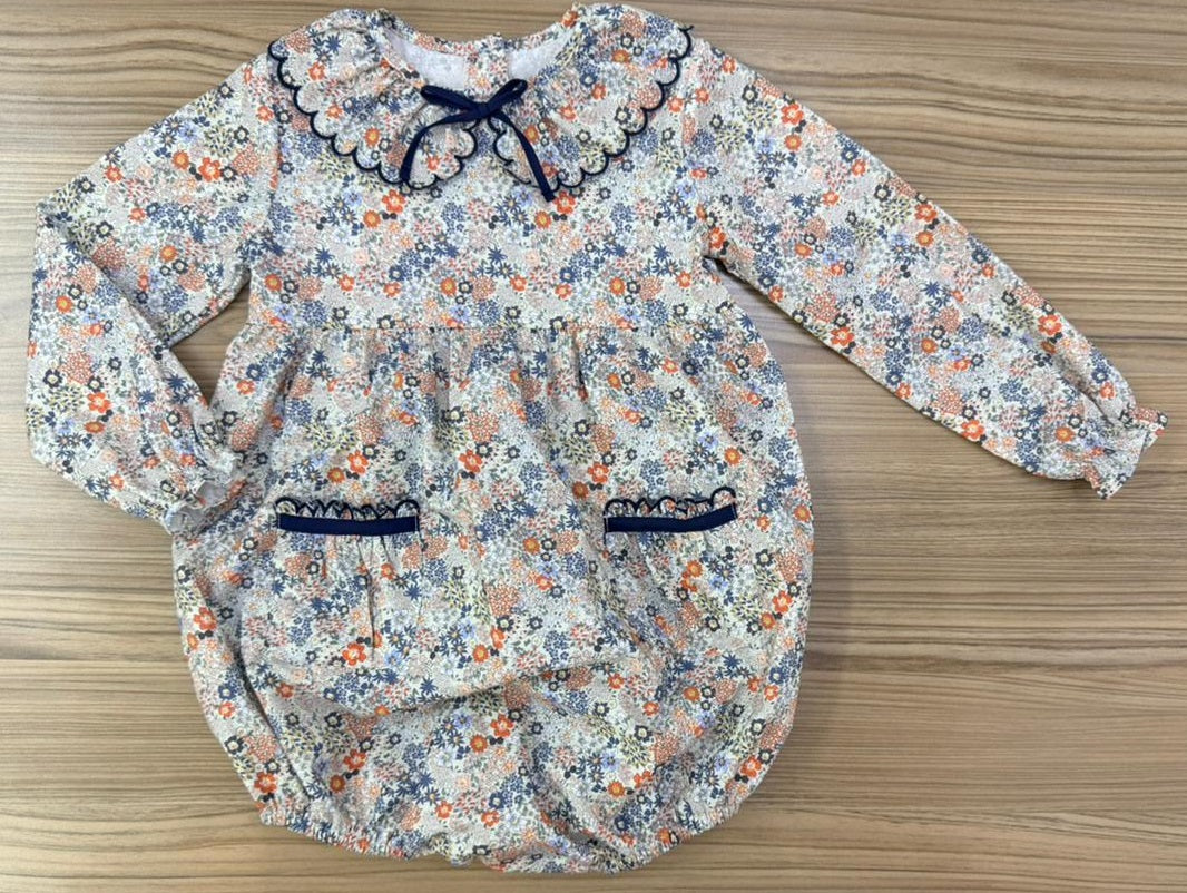 Navy Floral Bubble LGF26-38