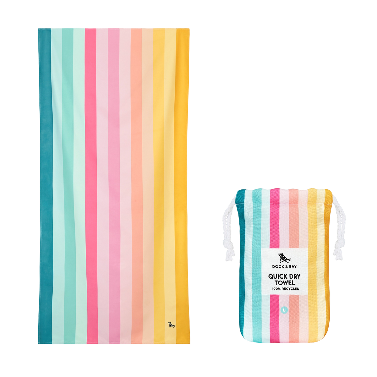 Dock & Bay Quick Dry Towel - Summer - Coastal Candy