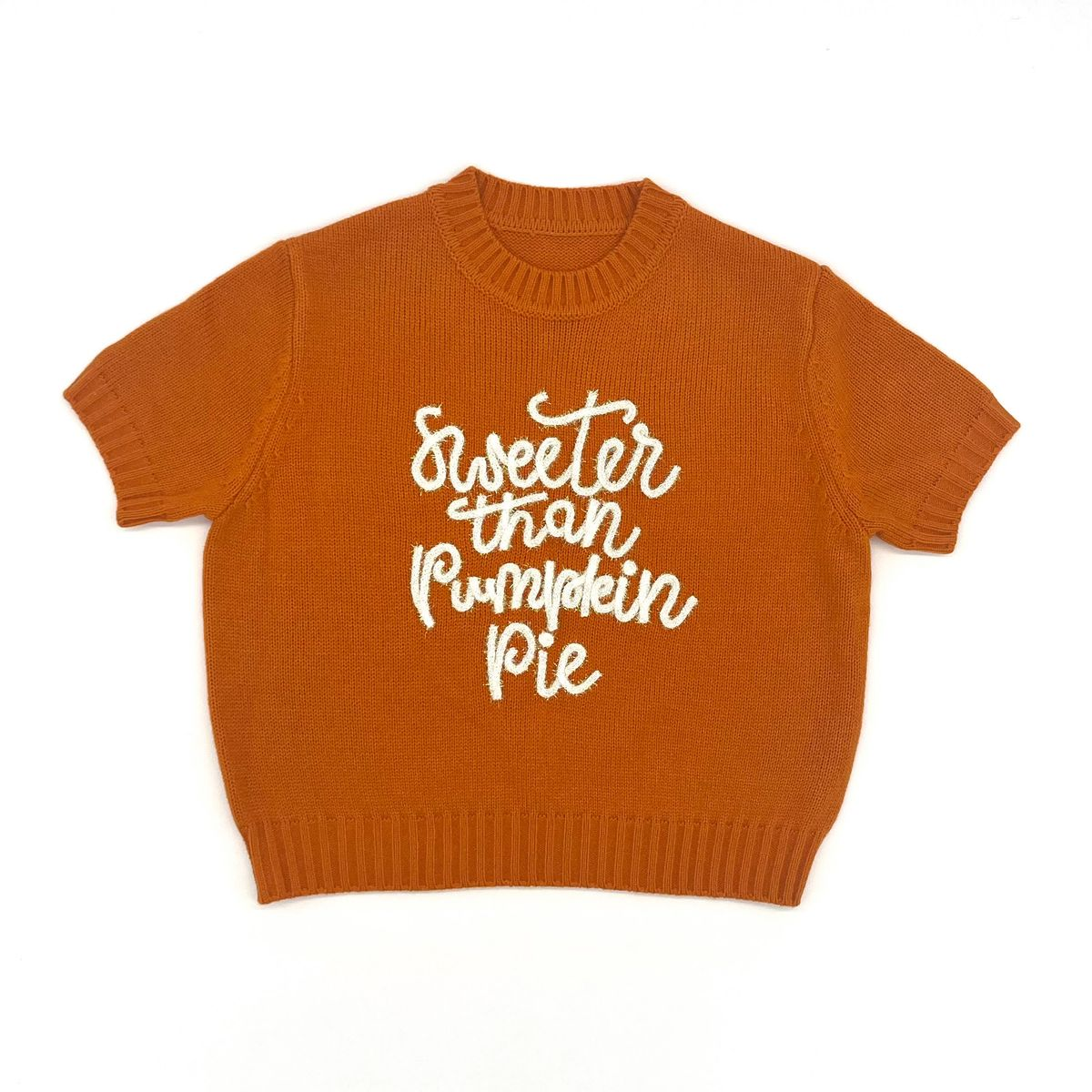 Pumpkin Pie Tinsel Sweater
