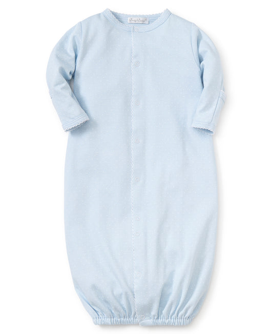 Kissy Dots Print Converter Gown - Blue