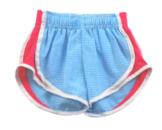 Seersucker Athletic Shorts