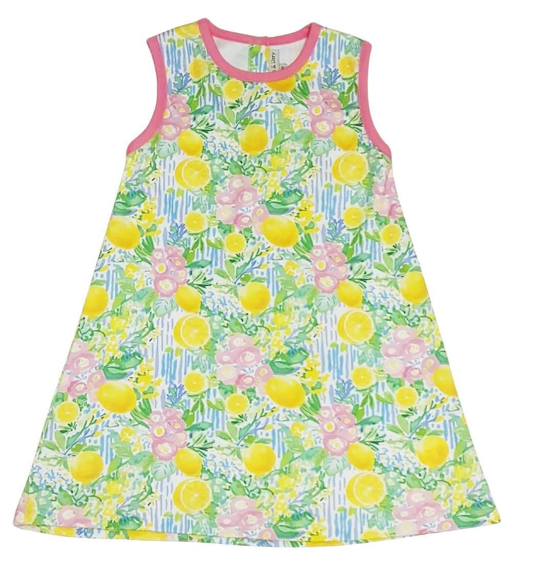 POSITANO COLLECTION A line Girl's dress (M-25-174)