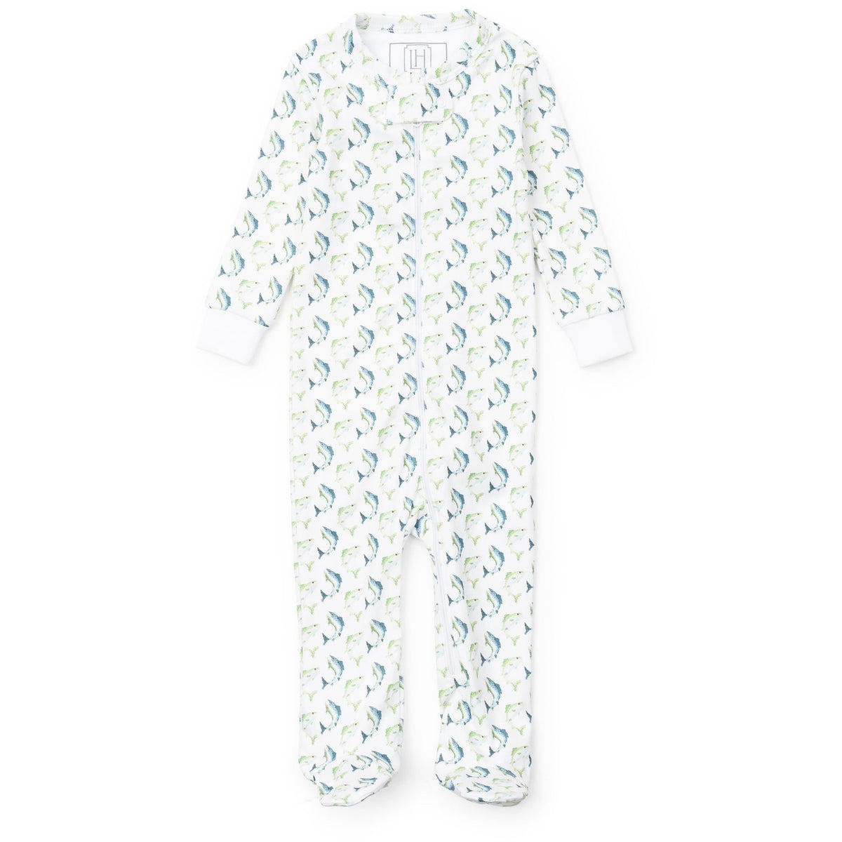 Parker Zipper Pajama - Jumping Trout