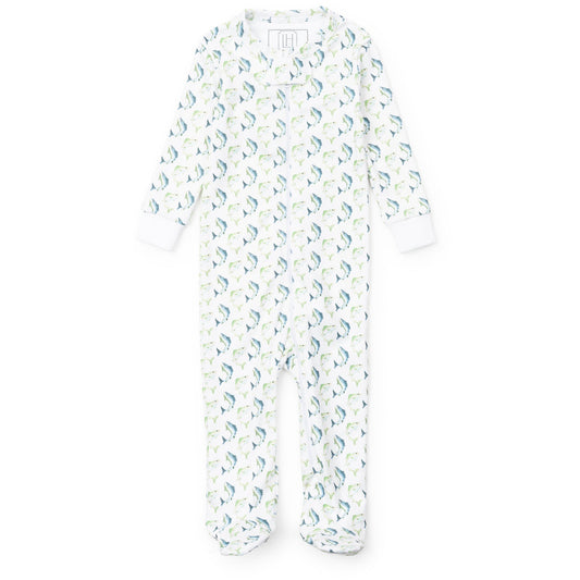 Parker Zipper Pajama - Jumping Trout