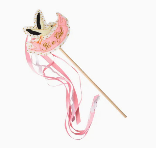 "It's a Girl" Felt Wand
