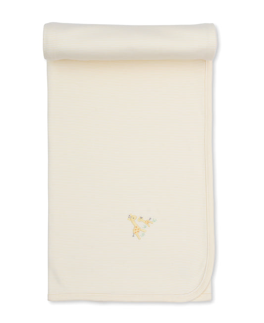 Blanket with Hand Embroidery - Premier Giraffe Love