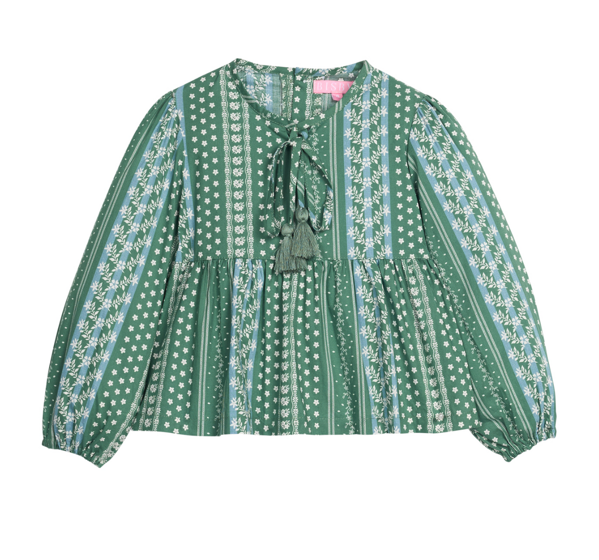Riviera Top - Fairfield Forest Stripe - Tween