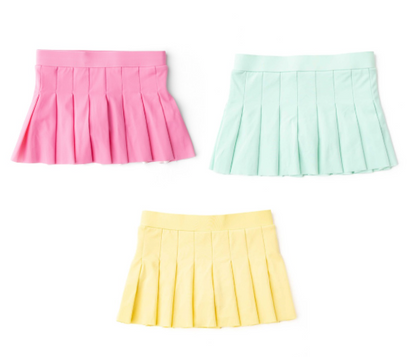 Pleated Active Skirt