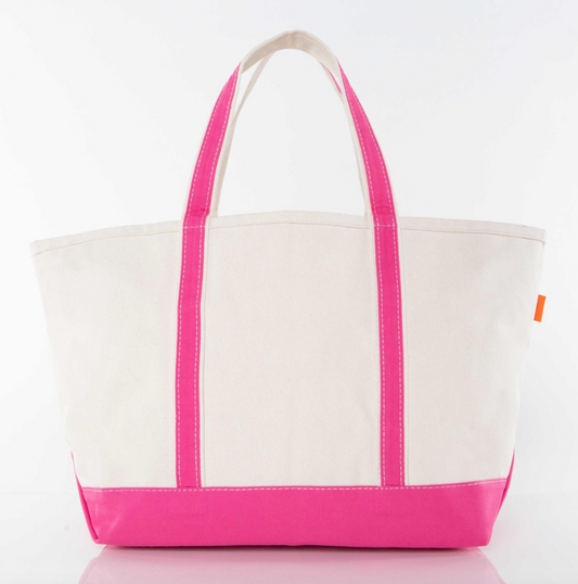 Large Boat Tote - Hot Pink