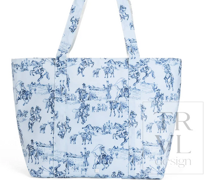 Jumbo Tote XL - Cowboy Toile