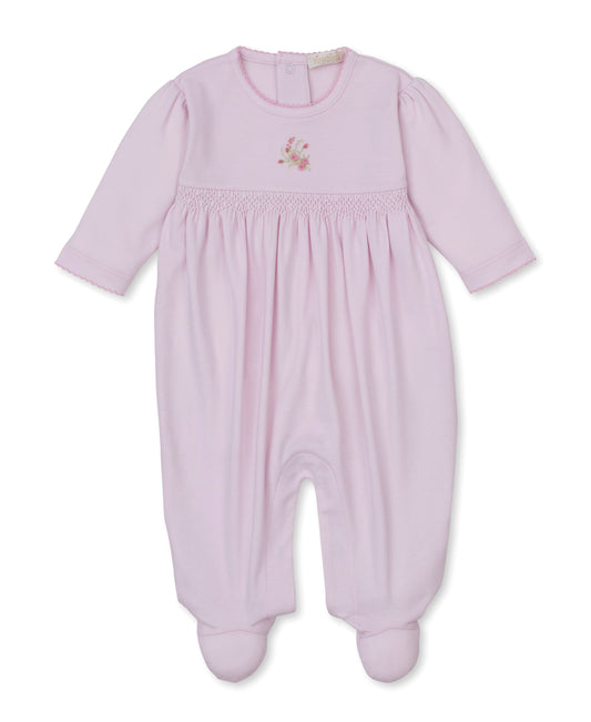 Footie with Hand Smock SCE Victorian Roses