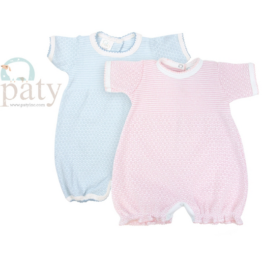 Paty Knit Bubble #263 - Pink w/Pink Trim