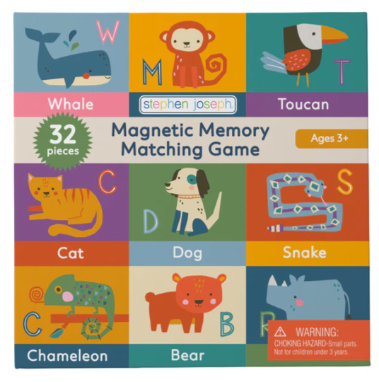 MAGNETIC MEMORY MATCHING GAME ANIMALS