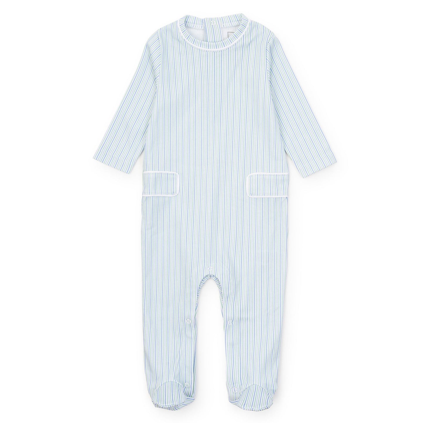 Preston Romper - Biltmore Stripe