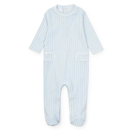 Preston Romper - Biltmore Stripe