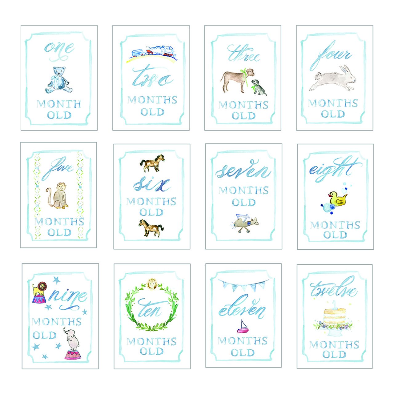 Month By Month Cards