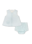 Mason Diaper Set - Blessings Blue w/ Airplane Embroidery