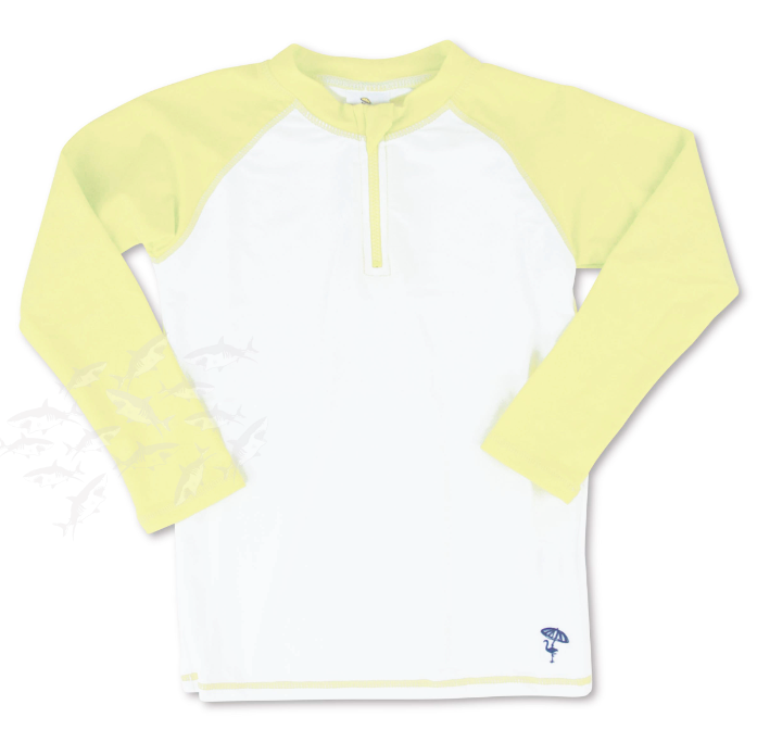 H2O Appearing Rashguard - Citron Sharks