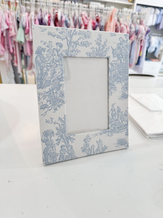 4x6 Frame French Toile Blue