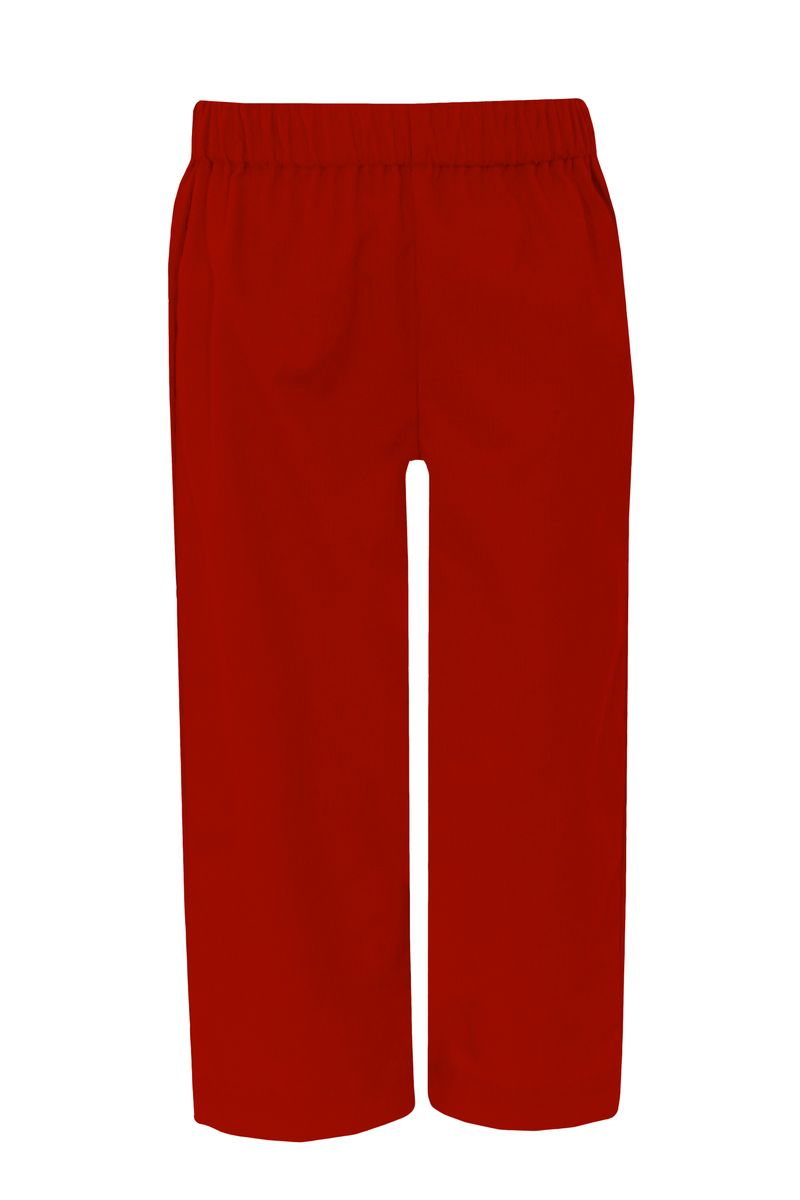 PANTS- Boy´s Corduroy Pants-Red Corduroy (619PB-VF26)