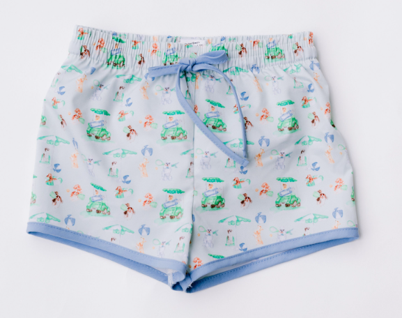 Dog Days of Summer Swim Trunks