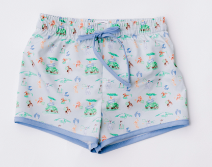 Dog Days of Summer Swim Trunks