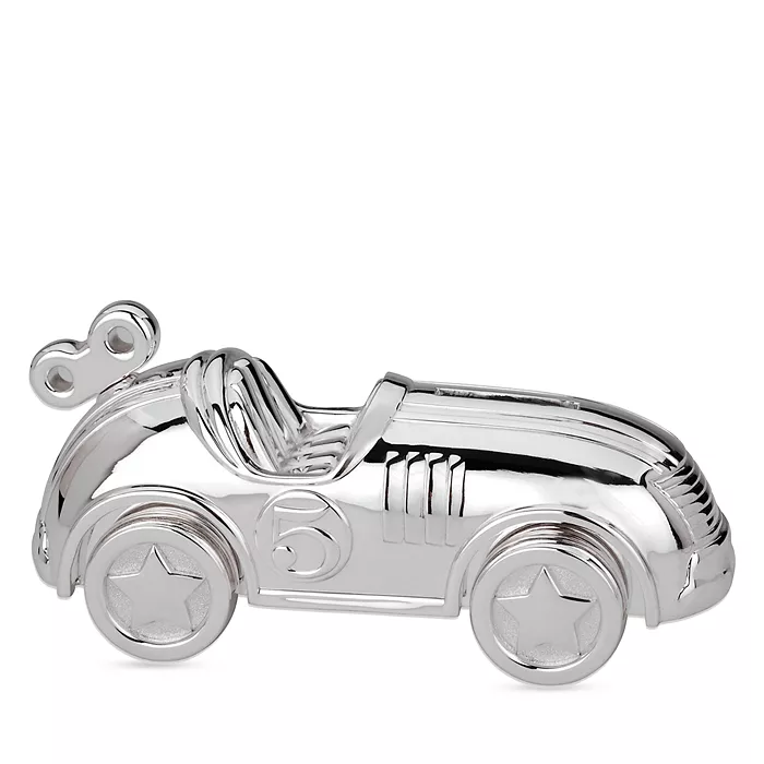 Race Car Silverplate Bank