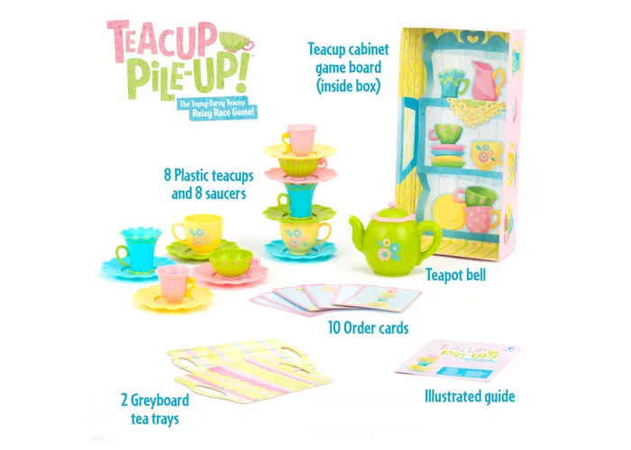 Teacup Pile-Up! Relay Game