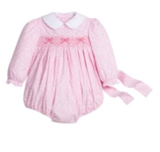 Smocked Natalie Bubble Pink Vinings