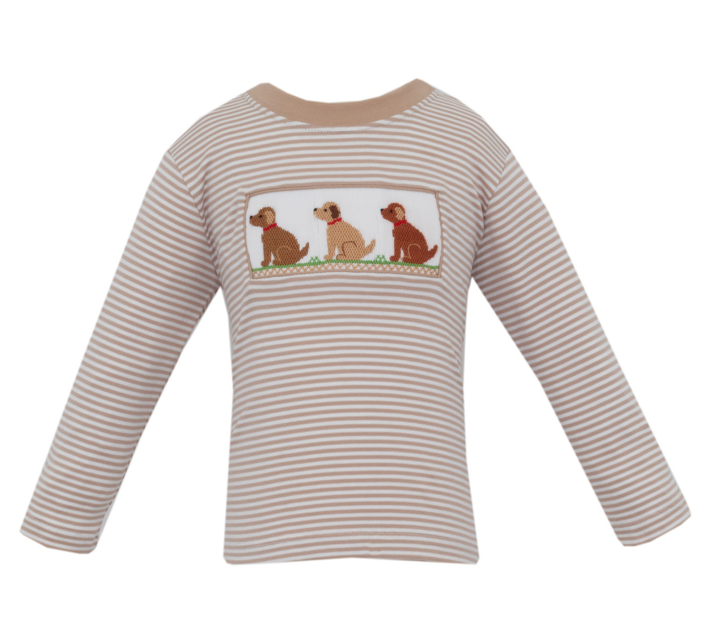 Labrador Khaki Knit Stripe Longsleeve T-Shirt