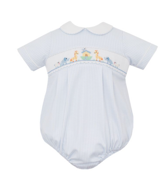 NOAH'S ARK GINGHAM BOY BUBBLE