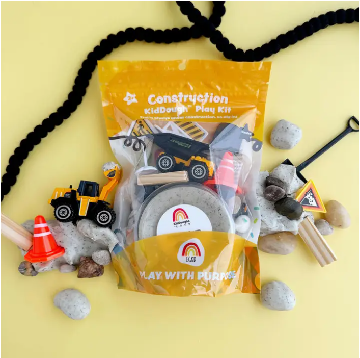 Construction (Cookies & Cream) Kiddough Play Kit