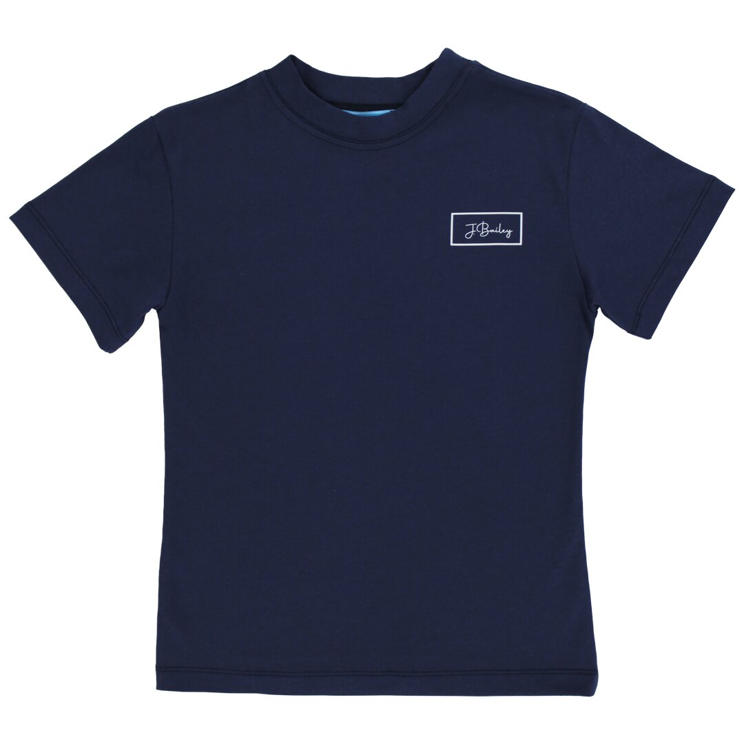 Shortsleeve Logo Tee - Navy Fish
