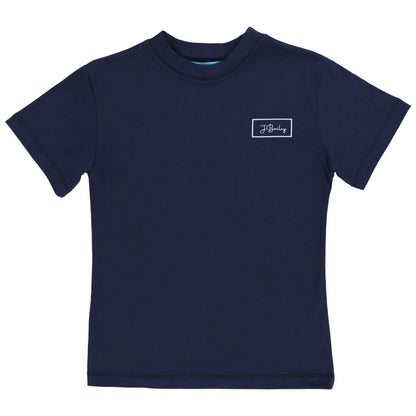 Shortsleeve Logo Tee - Navy Fish