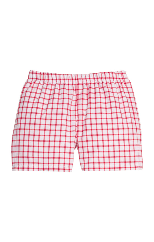 Basic Short - Red Windowpane