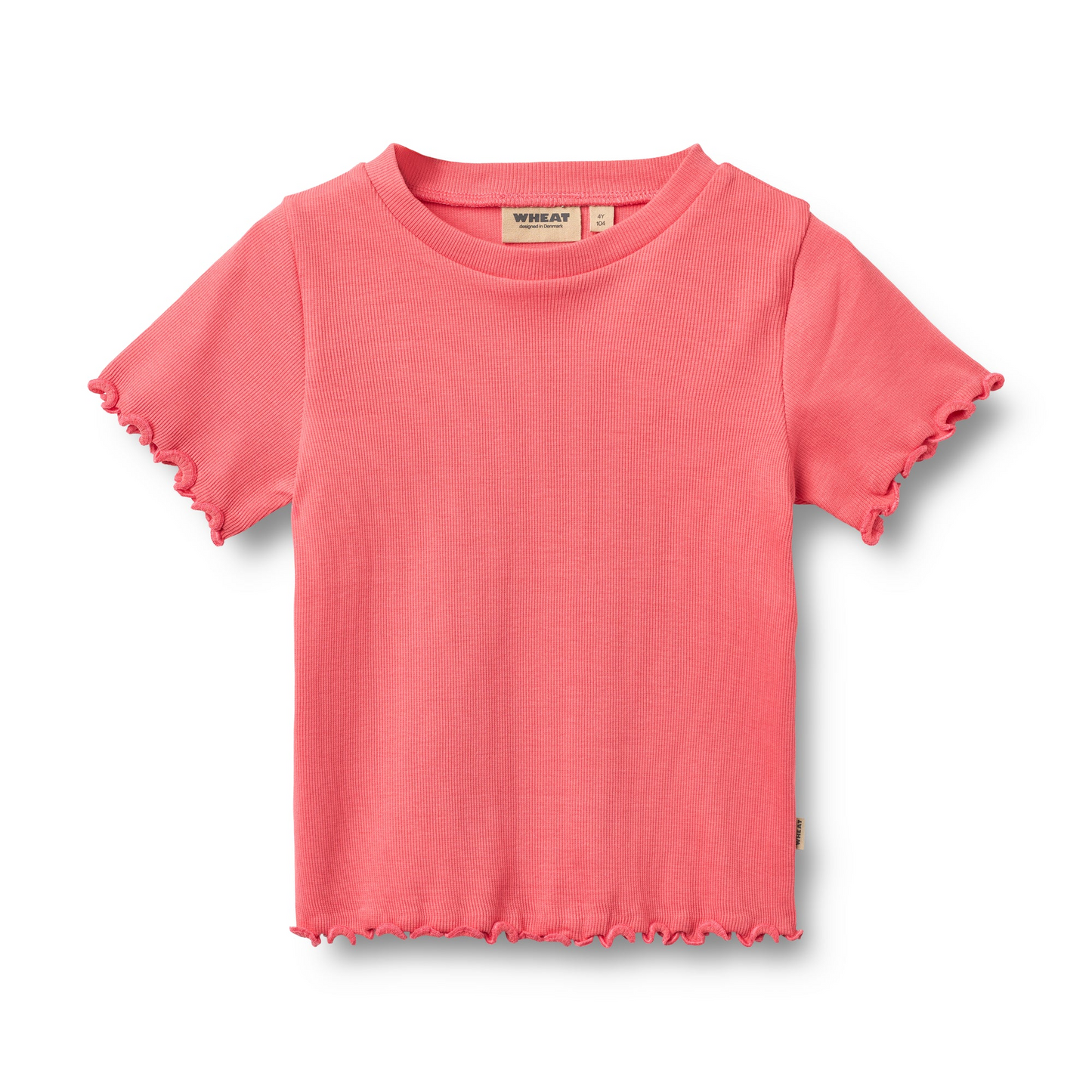 Rib T-Shirt S/S Alicia - Watermelon